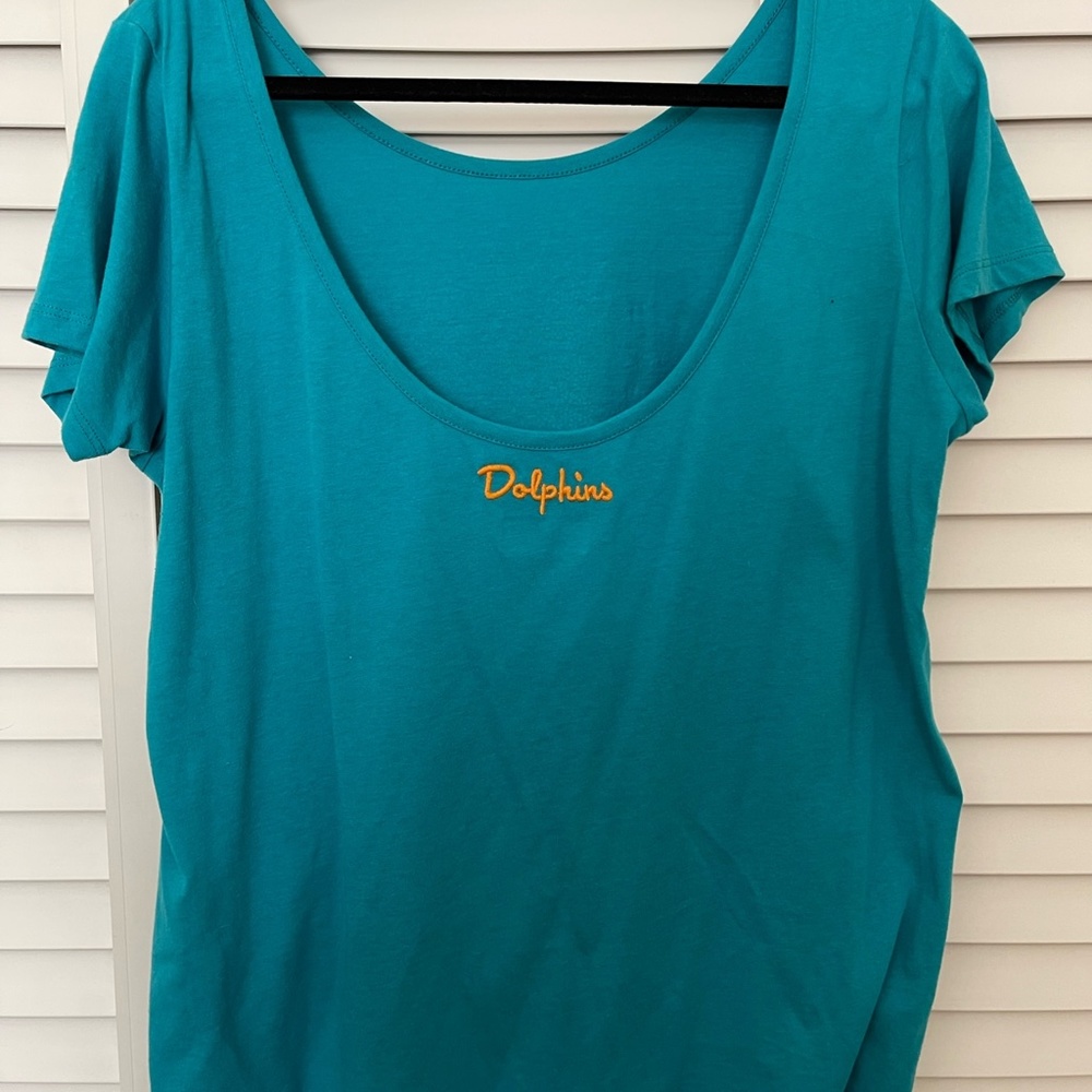 Women's Miami Dolphins Bling t shirt XXL - Picture 5 of 7